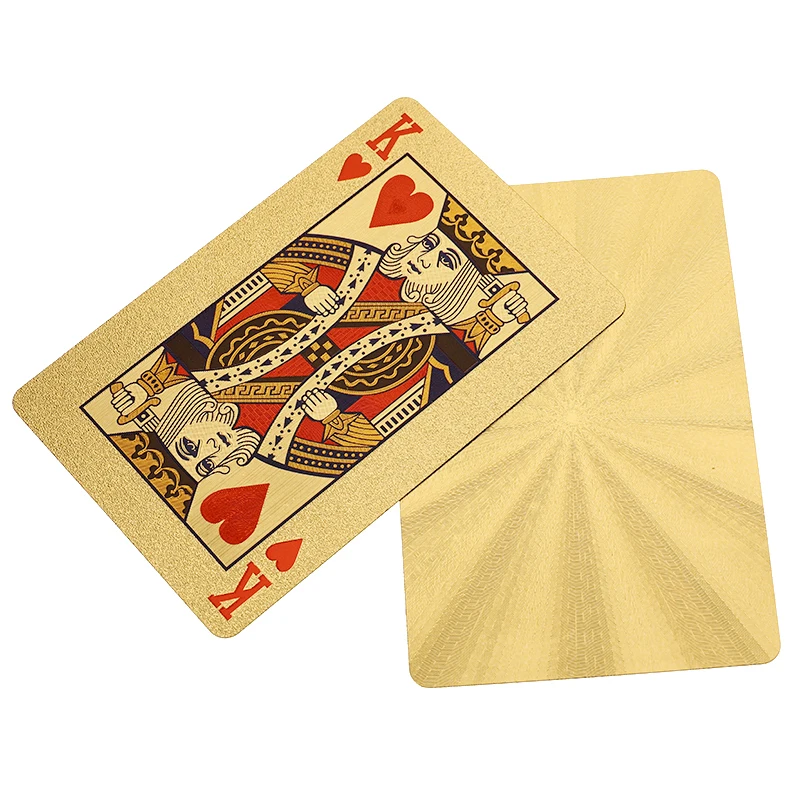 Набор Игральных Карт водонепроницаемые с золотым покрытием | Спорт и развлечения