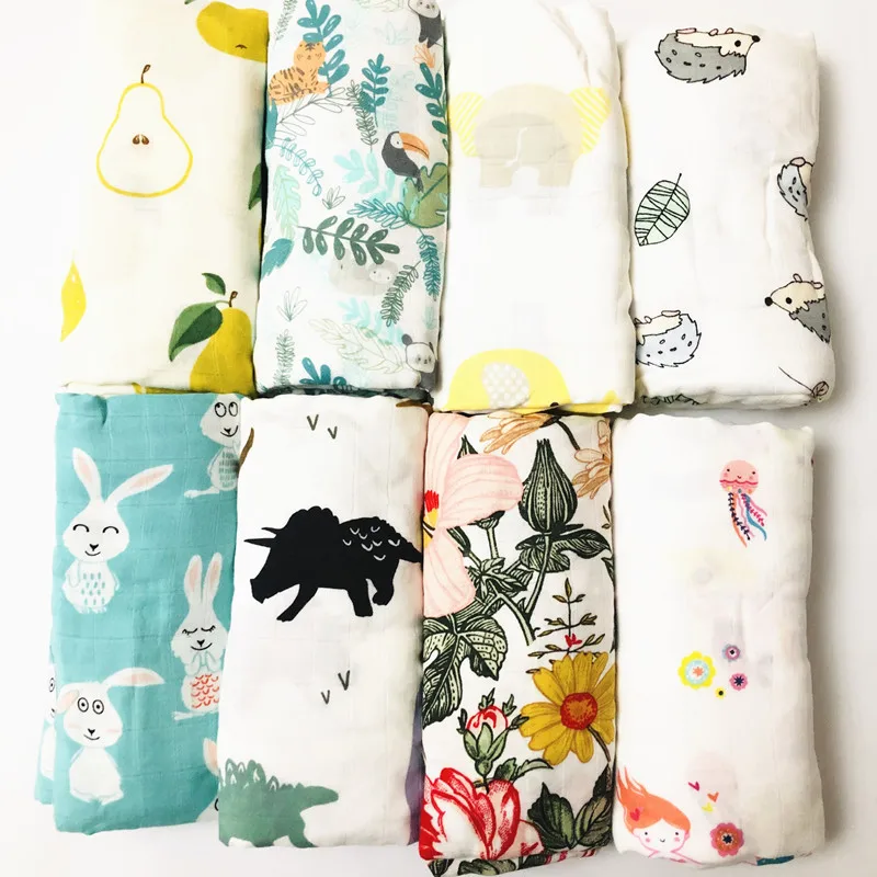 

Muslin Baby Blankets For Newborns Baby Swaddle Wrap Swaddling Cotton For Babies Accessories Newborn Cocoon Hydrophilic Cloths