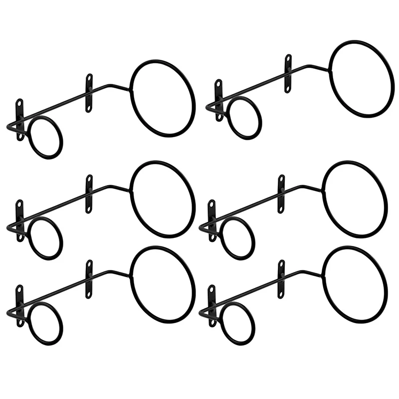 Настенный Винный Стеллаж 6 шт. демонстрационная стойка для винных бутылок с