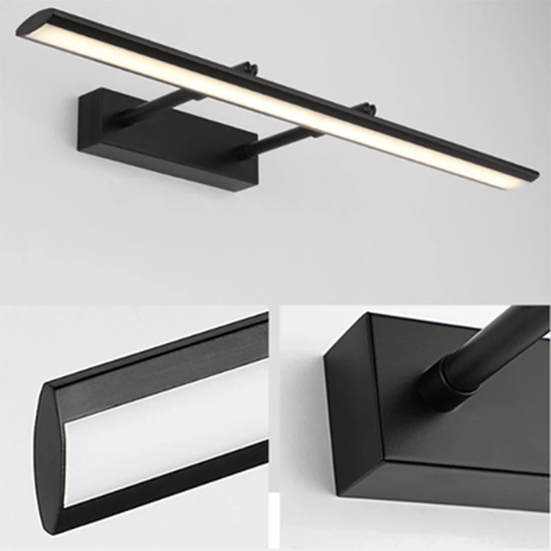 Светодиодный настенный светильник для ванной комнаты лампа зеркала теплый