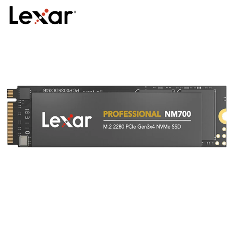 Внутренний твердотельный накопитель Lexar 256 ГБ 512 ТБ SSD NVMe PCIe Gen3x4 NM700 M.2 2280 TLC HDD