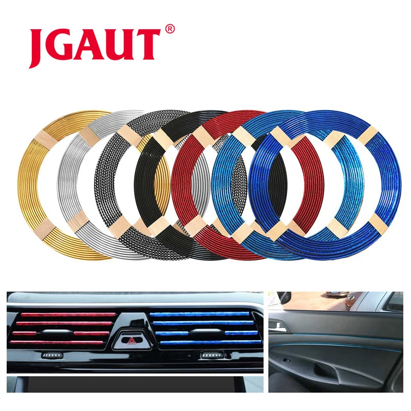 New Arrival U Shape Trim Air Vent CAR Grille Switch Rim Chrome Door Eedge Protector Moulding Strip Glitter Blue | Автомобили и
