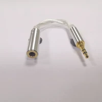 2cores litz single crystal copper plated silver adapter cable 2 5 female to 3 5 male cable for zsx cca c12 v90 ba5zs10 pro zsn