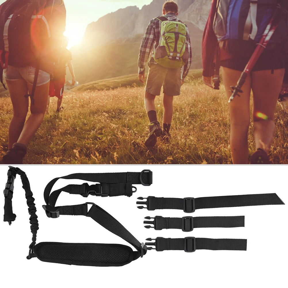 

Tactical Gun Sling Belt Rope QD Rotary Plug 2 Single Point Nylon Safety Lanyard Military Mission Gear Hunting Accessories