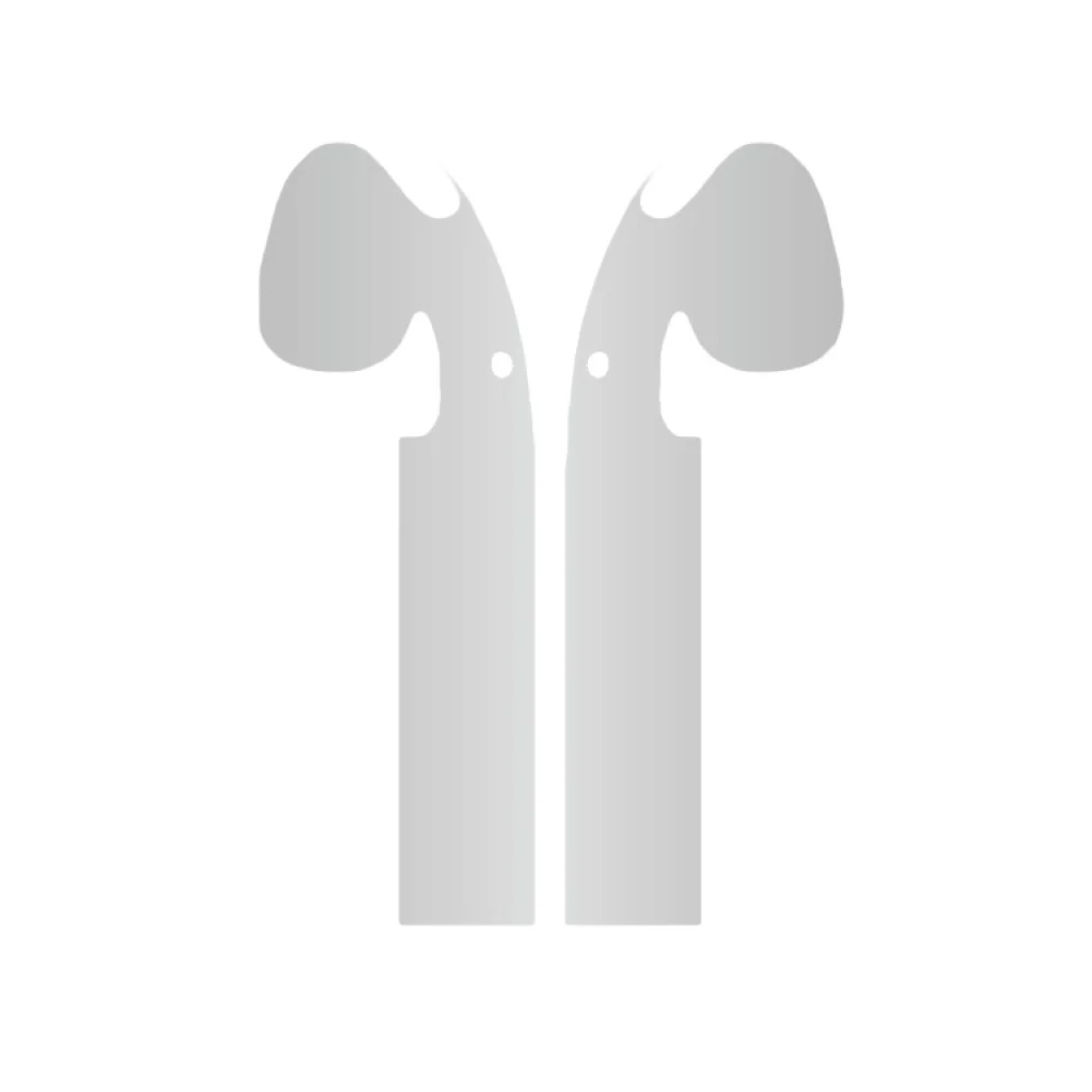 Универсальный сплошной цвет ПВХ клей Bluetooth наушники стикер наклейка кожи для