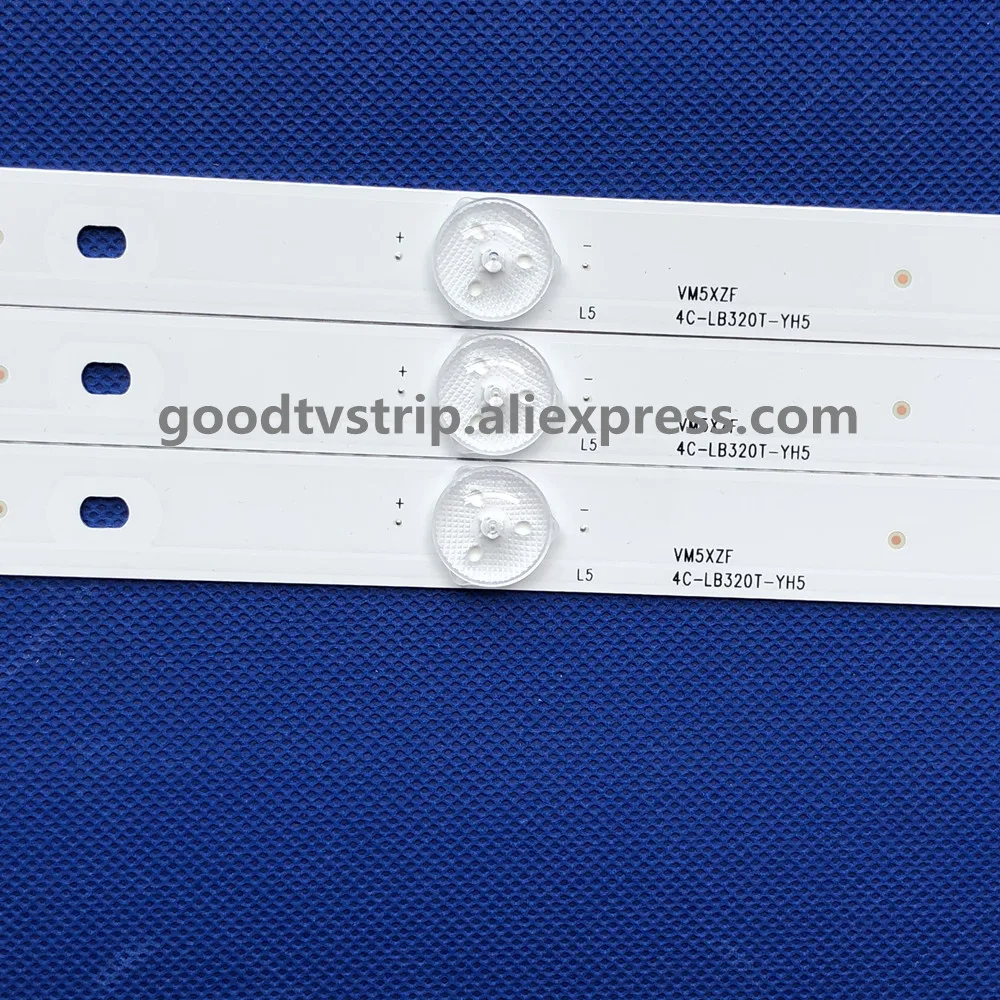 Светодиодная лента для подсветки 32L2306C TOT 32B2500-3X7 006-P2K1908B 4C-LB320T-YH5 605 мм 9 шт. - купить