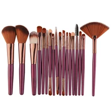 15Pcs Makeup Brushes Tool Set Cosmetic Powder Eyeshadow Foundation Blush Blending Beauty Make Up Bru