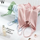 Womail женские топы, вязаные топы без рукавов с v-образным вырезом, облегающая трикотажная кофточка, однотонные рубашки 2020, летние топы для отдыха и пляжа