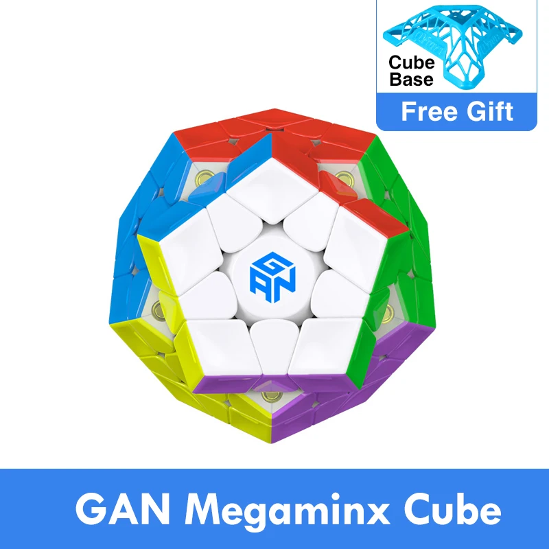 Новый Ган Мега M 3x3 Магнитная Wumofang волшебный куб головоломка 12 Сторон Додекаэдр