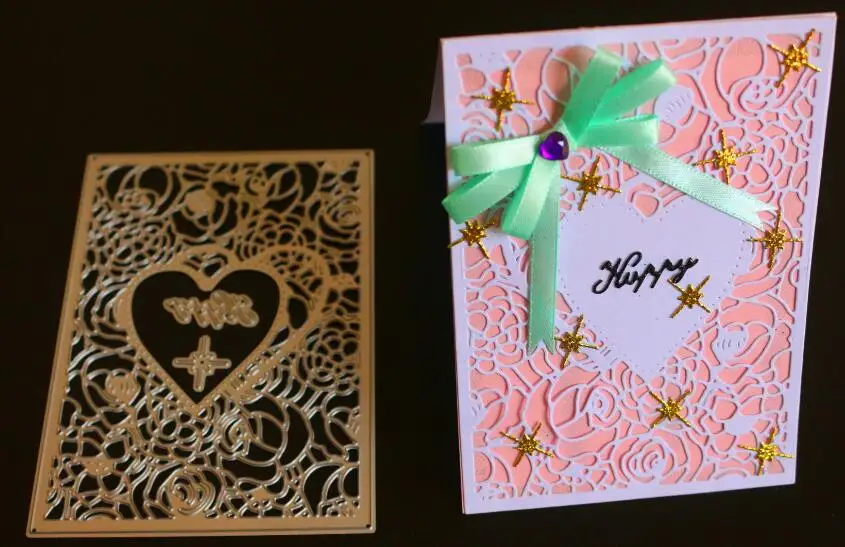 10x14cm Цветы Дырокол штампы для резки металла трафареты для скрапбукинга DIY открытки в Альбом украшение тиснение папка ремесло инструменты для резки - Цвет: 10x14cm