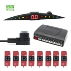 Автомобильная сигнализация заднего хода со светодиодный ным дисплеем, водонепроницаемая, IP67, плоская, 16 мм, 8 шт., передняя и задняя системы датчиков парковки