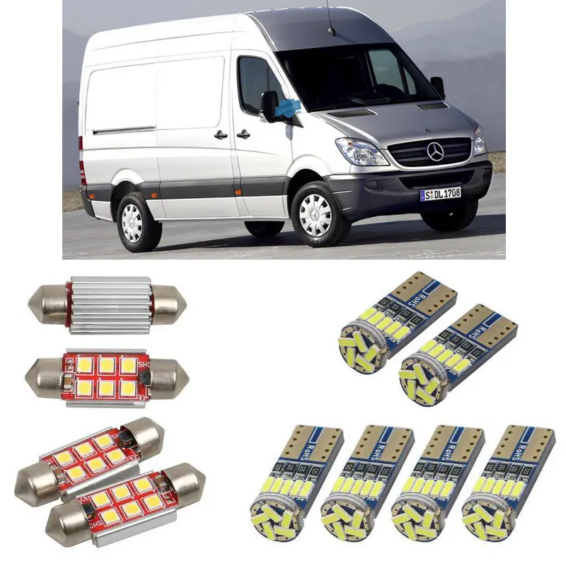 Внутренний СИД автомобиля светильник s для mercedes sprinter 3 5 t box bus платформы 906 лампы