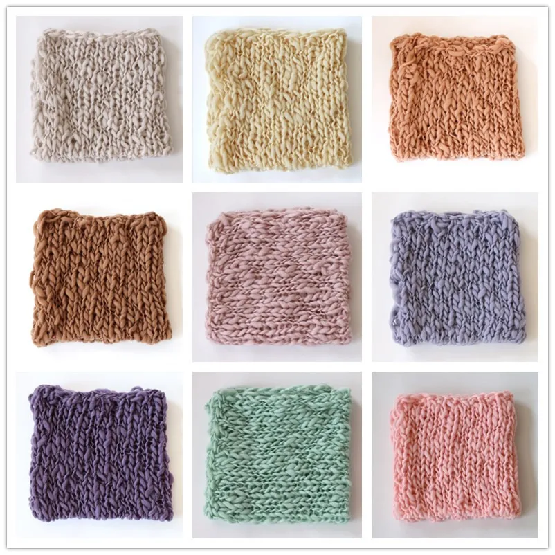 Студийный реквизит для фотосъемки новорожденных 13 цветов мягкое одеяло из