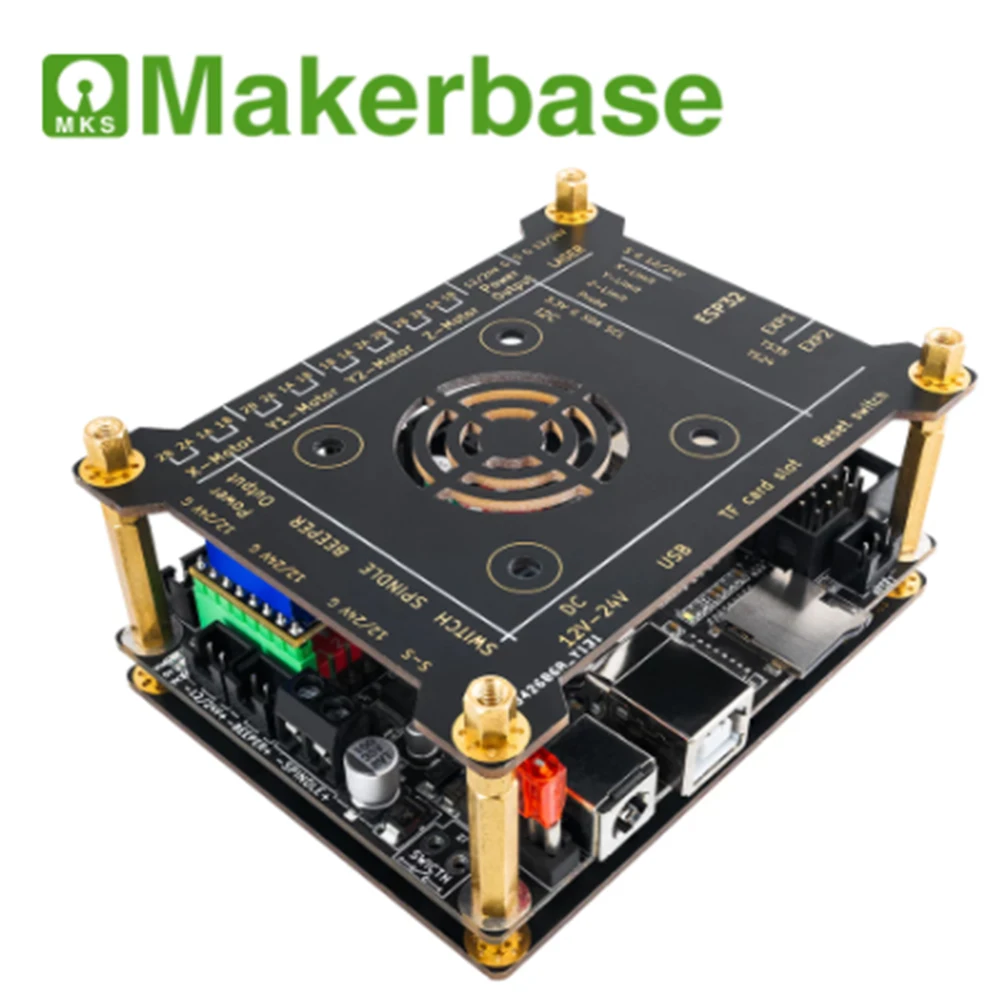 Makerbase MKS DLC32 V2.0 Offline Controller 32bits ESP32 WIFI GRBL TFT Touch Screen for desktop laser engraving machine | Компьютеры и