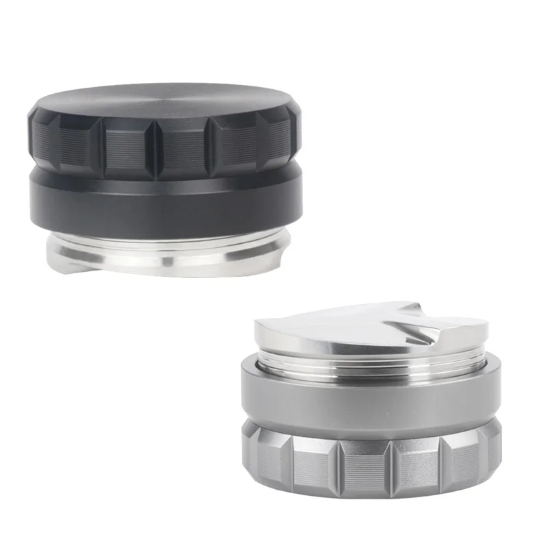 

58mm Coffee Distributor,Espresso Distribution Tool/Leveler,3 Angled Slopes Adjustable Tamper,Coffee Tamper Tool