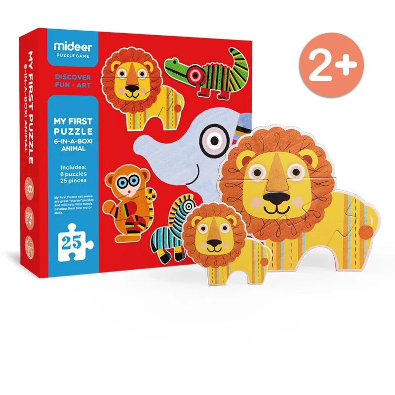 Лучшая игрушка для детей 2 + лет бумажная доска головоломка 3D пазл Детские пазлы с