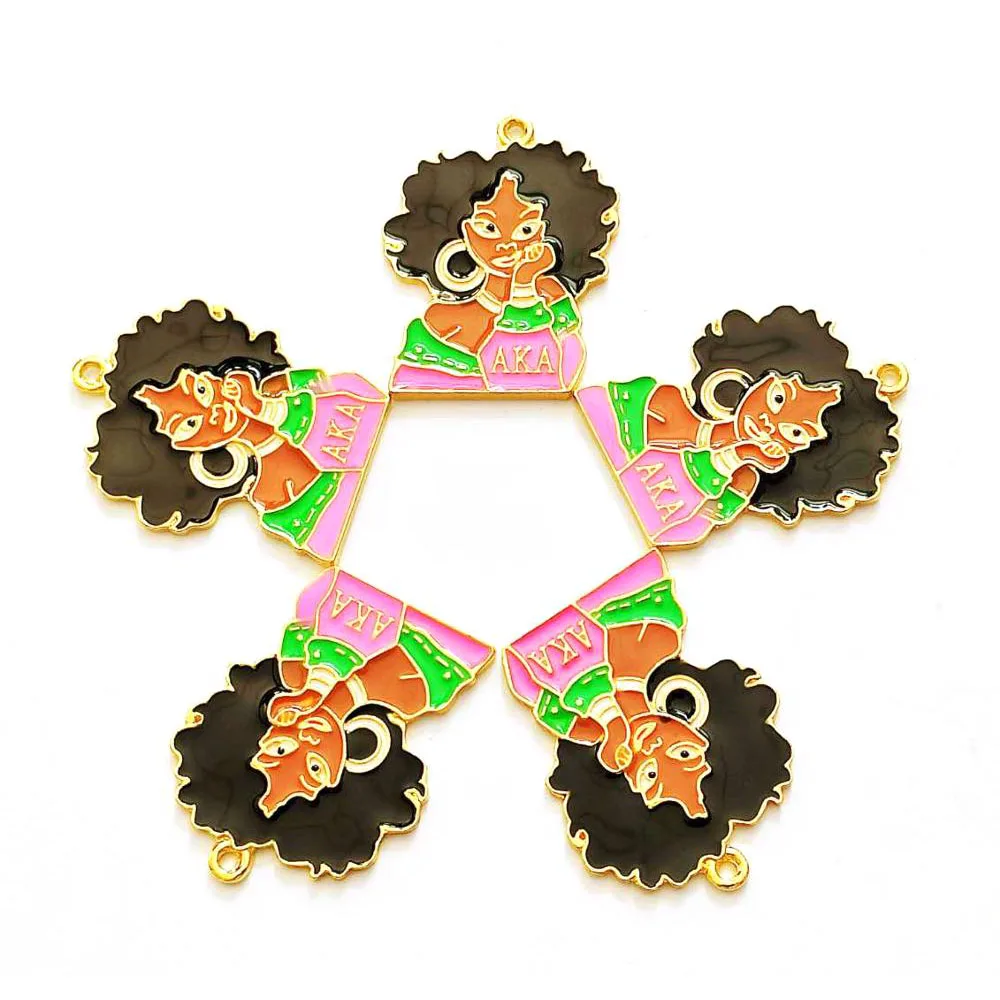 

10pcs Girl Face charms Set 0002