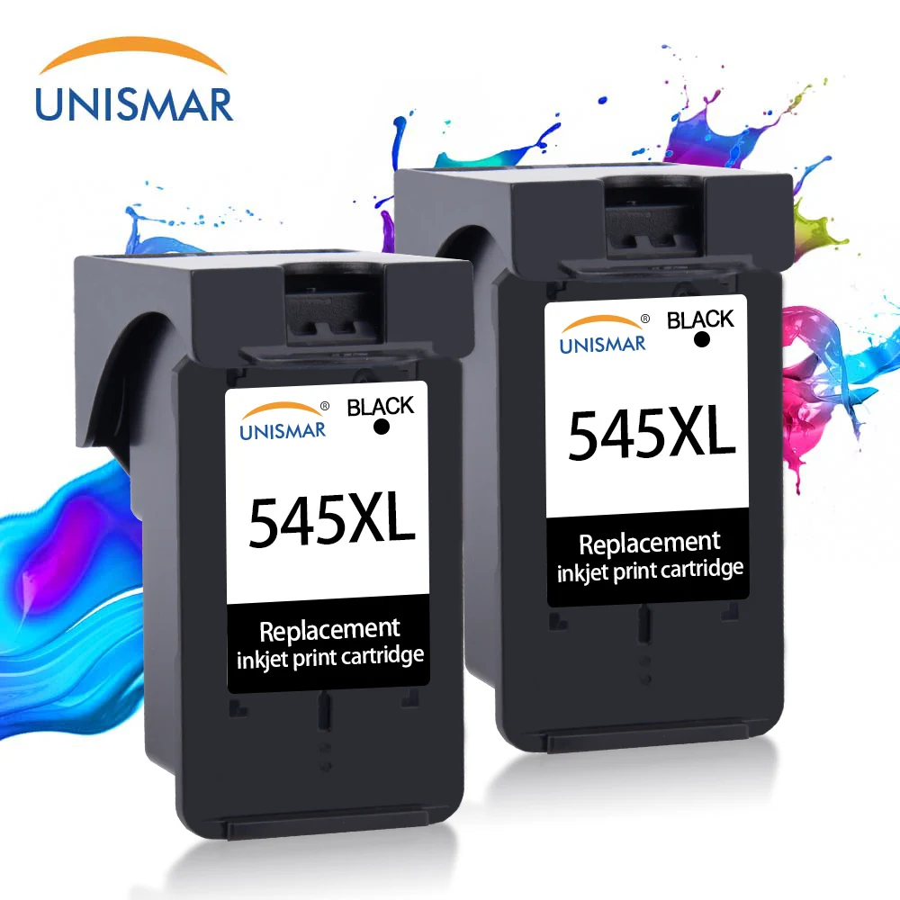 Unismar 2 шт. PG545 замена чернил для Canon Crtridge PG 546 PG546XL Pixma TR4550 TS3140 TS305 TS3150 TS3151 IP2850
