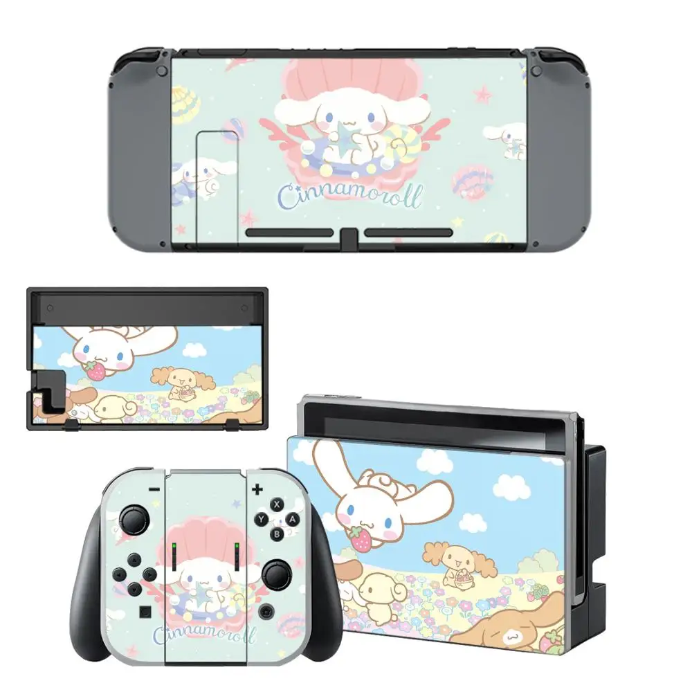 Cinnamoroll виниловая наклейка на переключатель для nintendo Switch полный набор лицевой