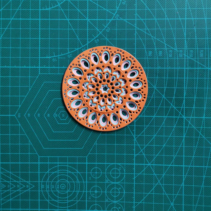 

3pcs Metal Cutting Dies Set Circle Flowers Mould Scrapbook Dies for Stamp & Greet Card Making Cut Paper Craft 2020 New