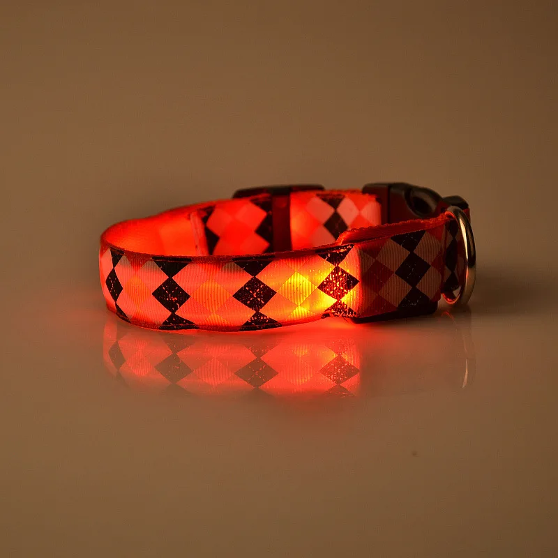 Товары для собак и кошек пластиковый светодиодный ошейник с