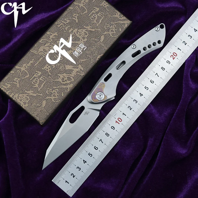 Складной нож CH MARSHAL S35VN blade TC4 карманный резец с титановой ручкой для кемпинга