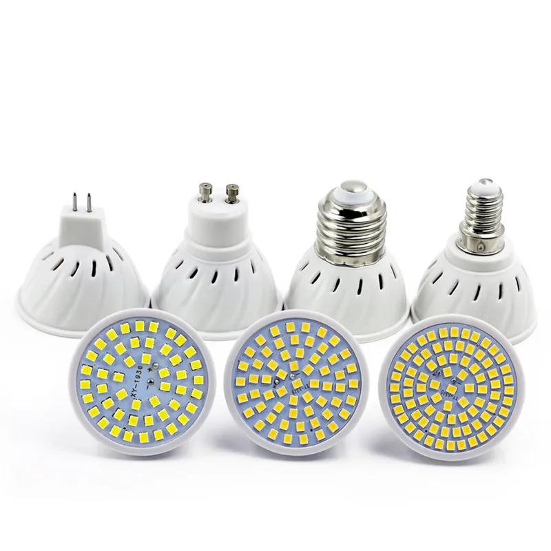 MR16 GU10 E27 E14 B22 LED Spotlight Bulb 220V Bombillas Lamp 7W 9W 12W 15W 2835 SMD Lampara Spot Light Cold/Warm white | Лампы и