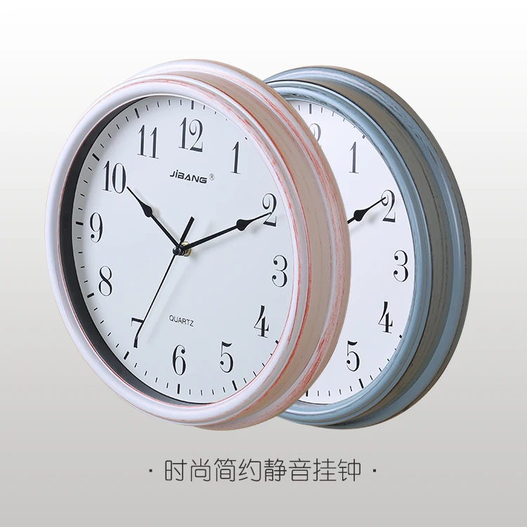 Европейские настенные часы в стиле ретро большие для гостиной домашние кухонные