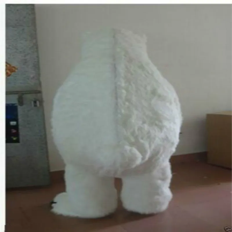 Cute Polar Bear Mascot Costume Animal Party Birthday Fancy Dress Fursuit Cartoon Outfit Carnival Halloween Xmas Easter Ad Clothe |