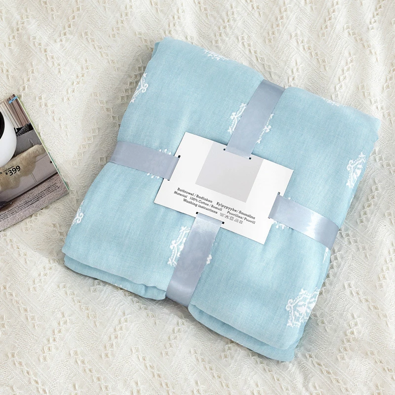 

Cusack Eight-layer Gauze Cotton Towel Blanket for Adults Men Women Japan Style Spring Autumn 5 Colors