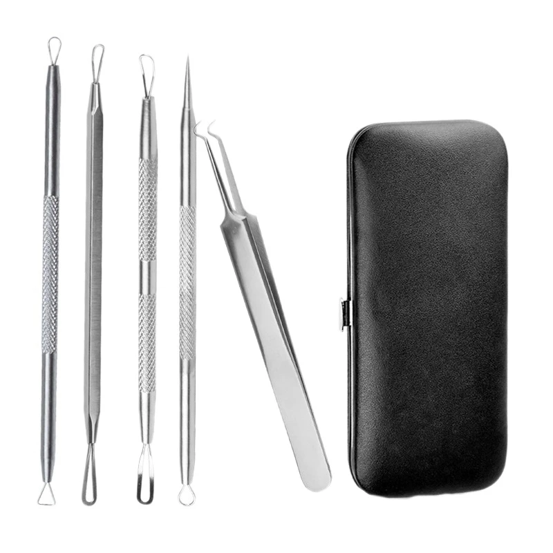 

1 Set Acne Blackhead Remover Needles Blackhead Remover Tool With Mirror Facial Pore Cleaner