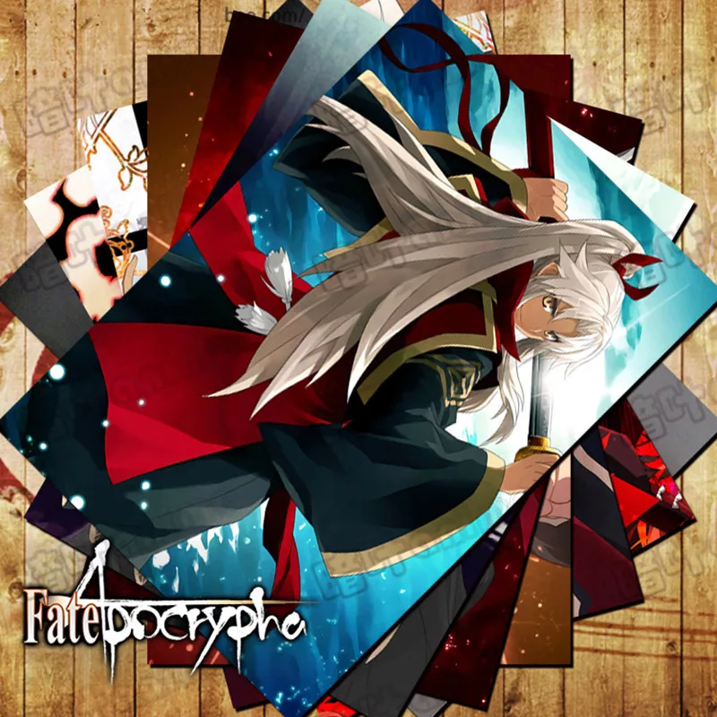 10 шт./лот аниме Fate Grand Order FGO Apocrypha плакаты игрушки Франкенштейн Широ токисада