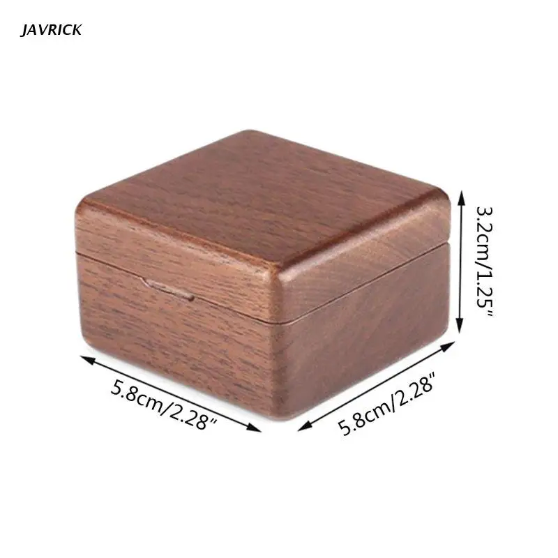 

Wooden Ring Box Ring Box for Wedding Engagement Ring Storage Case Trays Wooden Double Ring Box Decorative Jewelry Box Wedding