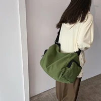 cggbag casual washed canvas crossbody bags women large capacity tote bag korean fashion shopper bag female harajuku shoulder bag