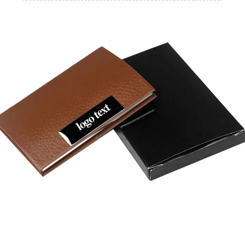 50 шт. кожаные чехлы для визиток и кредитных карт|Держатели карт записок| |