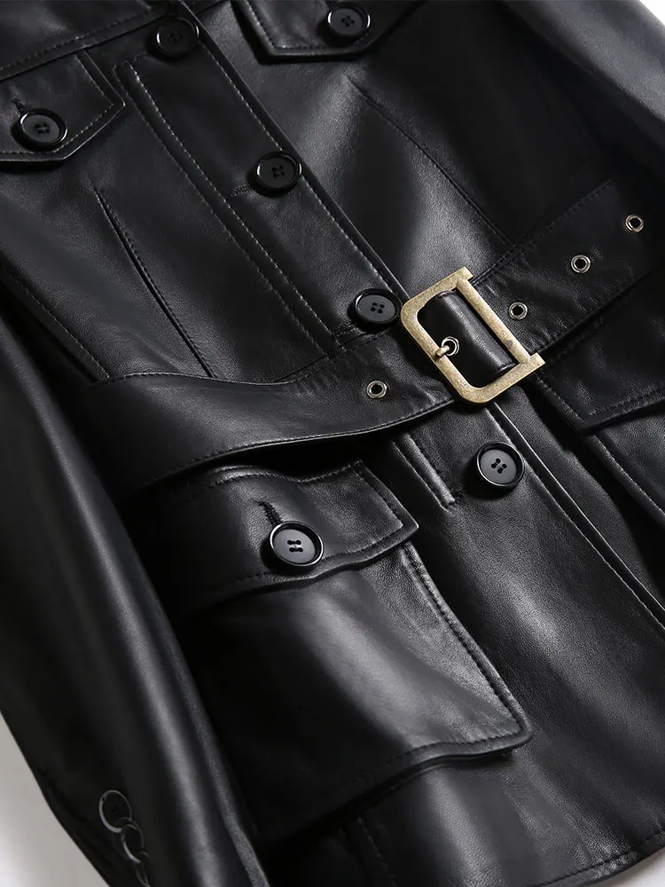 Куртка женская из натуральной овечьей кожи на зиму 100% | Женская одежда