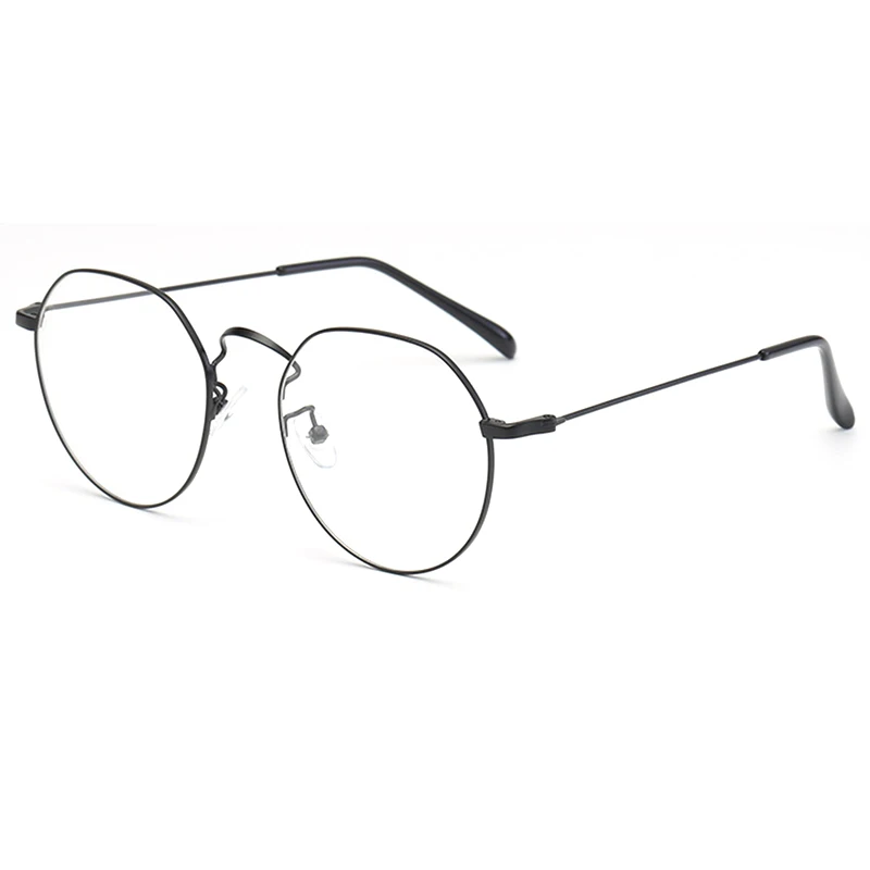 Новинка 2019 Классическая винтажная оправа для очков круглые линзы плоские