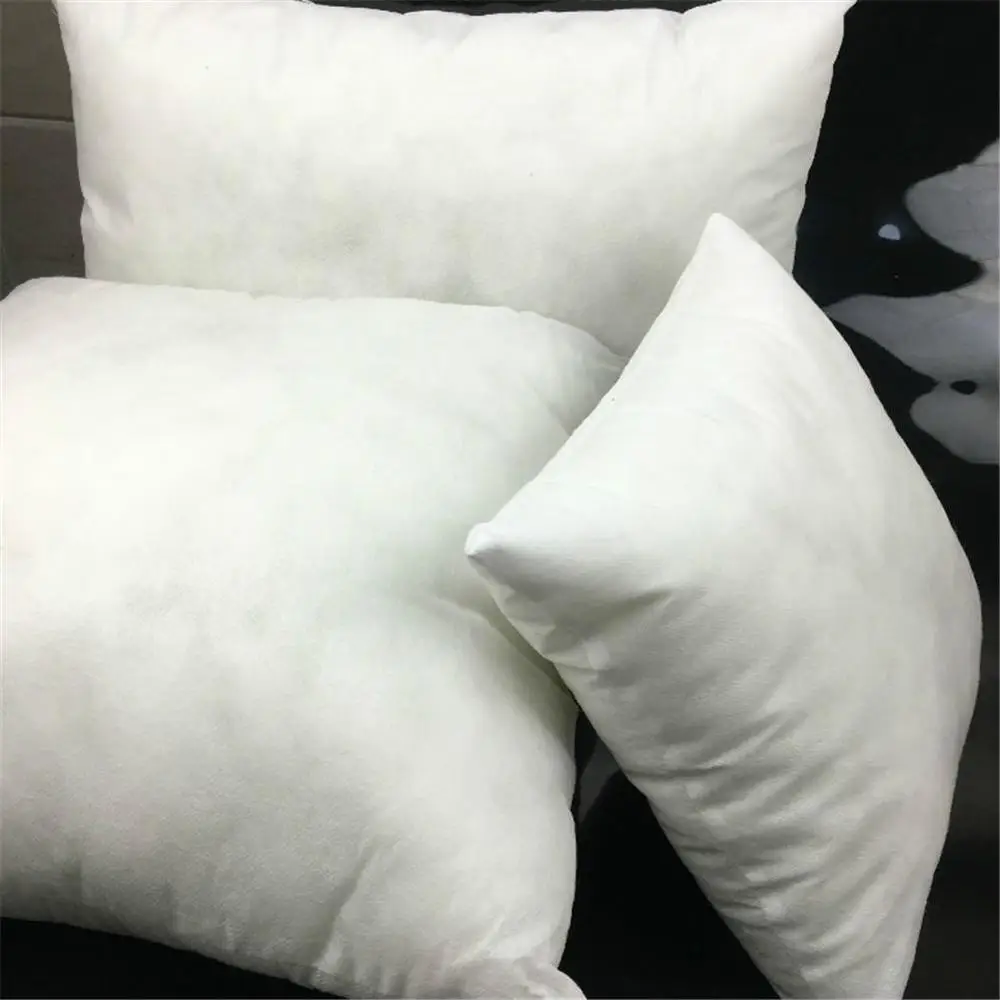 Нетканая подушка с сердечником домашняя белая декоративная мягкая наполнителем