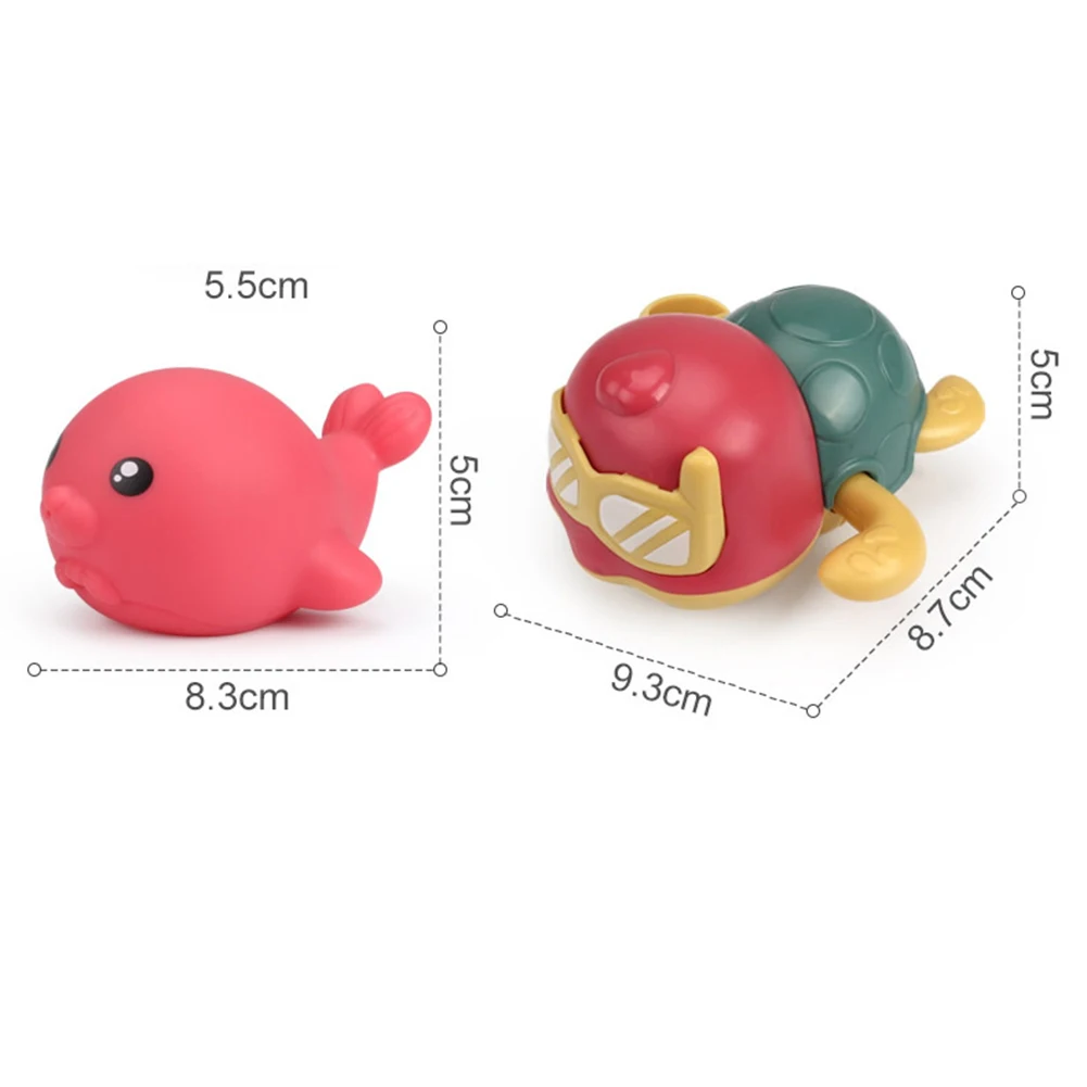 

Mini Water Play Set Plastic Cute Bear Water Spray Playing Toy Funny Baby Bath Toys Set for Baby Shower Bathroom