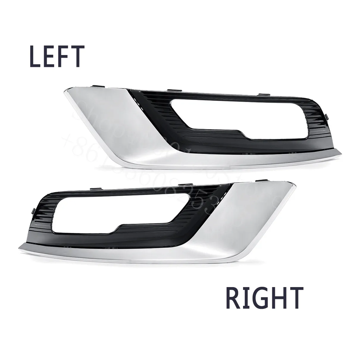 Puou правый и левый нижний противотуманный светильник решетка гриль крышка для Ford