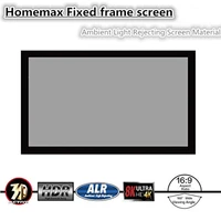 300 169 alr fixed frame screen projection screen for shortmiddlelong throw projectors