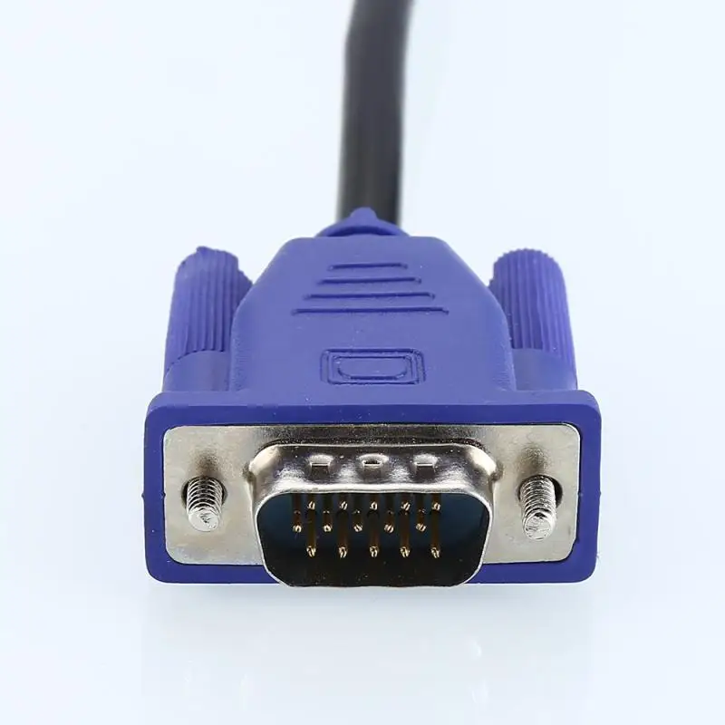 VGA To Cable Adapter Male Connector HD15 Changer Convertor For Laptop PC SVGA Coupler Adaptor Plug And Play | Компьютеры и офис