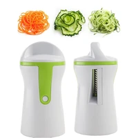 1pc vegetable and fruit grater spiral slicer cutter spiralizer for carrot cucumber courgette kitchen tools gadget
