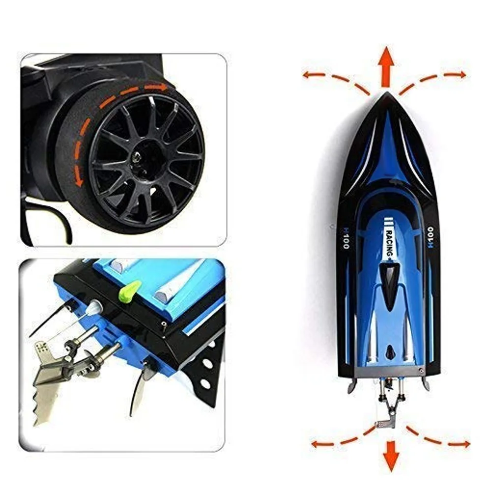 

Hot Selling Remote Control RC Boat High Speed Racing Toys for Outdoor Pool Lake River LBV