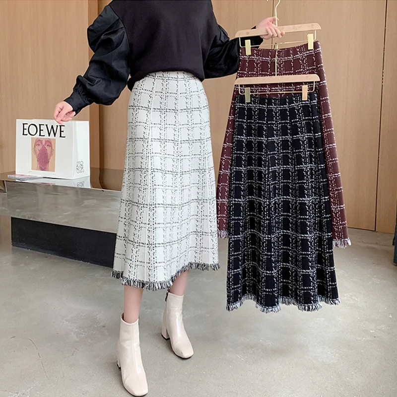 

summer fashion women's skirt plaid denim zaraing female 2021 y2k mini high waist gothic fairy yarn a-line skirt