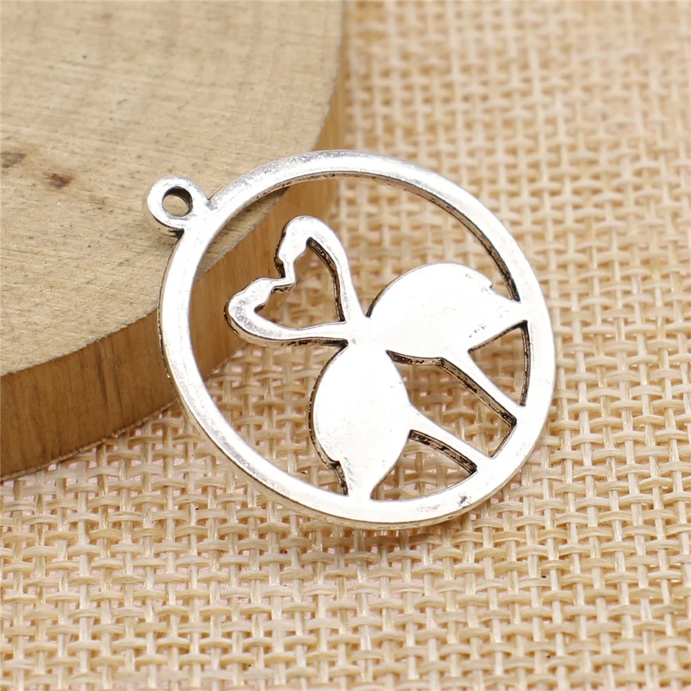 10 шт., подвески в виде фламинго, 26 х30 мм