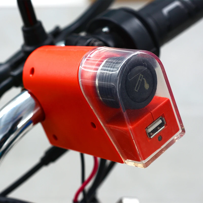 Зарядное устройство USB для автомобильного прикуривателя MP3 Мотоциклетные