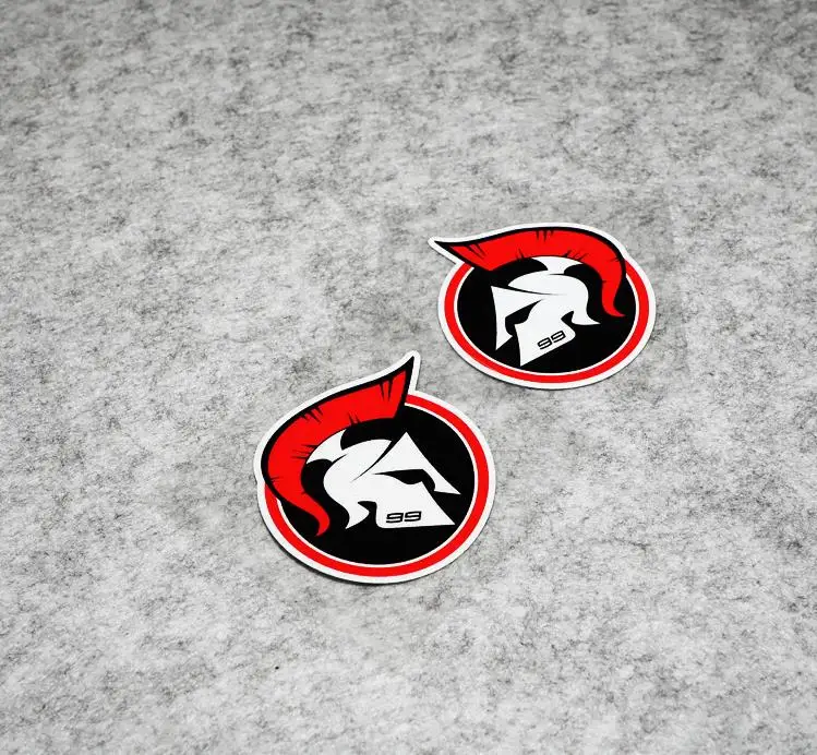 Светоотражающие наклейки Герой спартанца для мотоспорта | Автомобили и