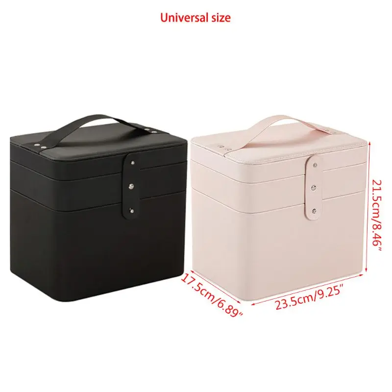 

Makeup Makeup Case Portable Travel Makeup Case Beauty Box for Women Cosmetic container Jewelry box cosmetic organizer makeup