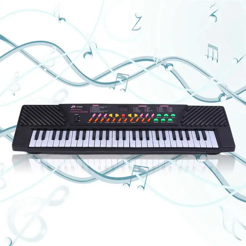

54 Key Music Electronic Keyboard Piano With Sound Effects- Portable For Kids & Beginners,Us Plus